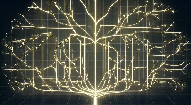 Neural Network Connections Growing and Evolving.