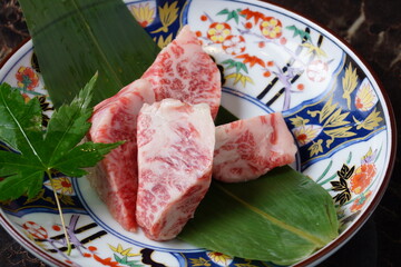 焼肉　中落カルビ