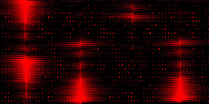 Abstract blak red Halftone Gradient Background with Geometric Dot Pattern,eps10