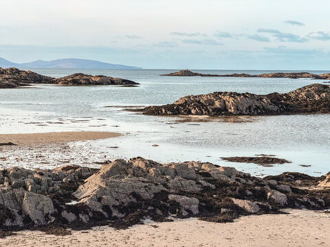 Traigh Beach, in the highlands of Scotland, UK.