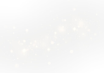 Magical gold glitter sparkle cloud with radiant light particles creating dreamy festive decoration atmosphere