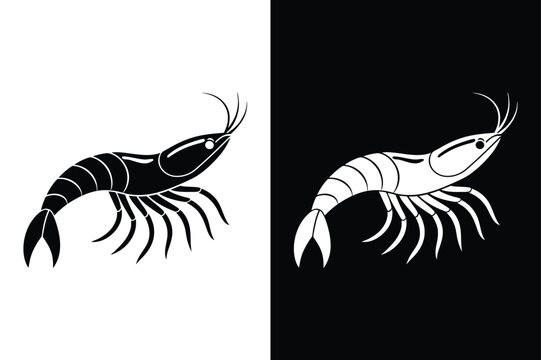 Krill vector icon graphic isolated sketch illustration on white background.