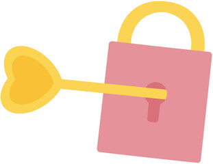 하트 열쇠와 자물쇠