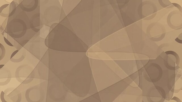 Abstract Geometric Shapes in Beige Tones Transition.
