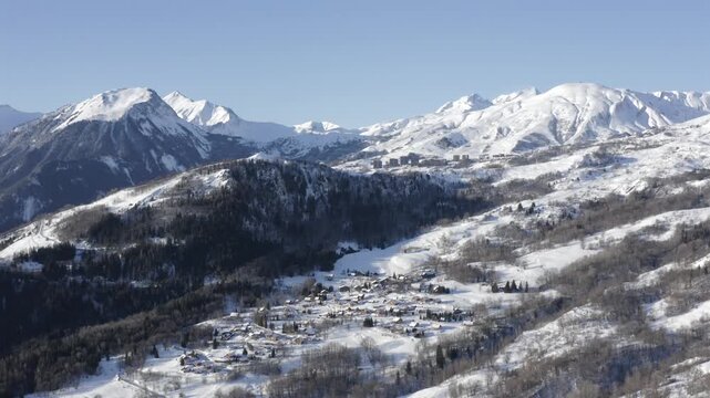 Panoramique village de montagne les botti&egrave;res