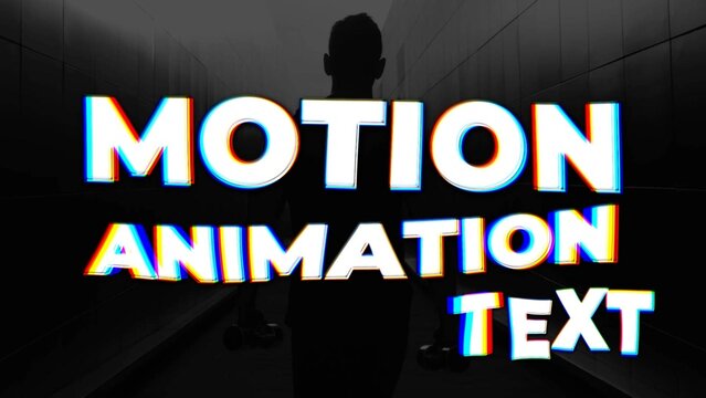 RGB Text Animation