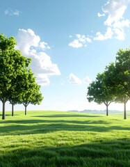 Obraz premium Green trees