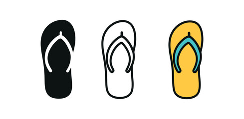 flip flop three flip flop sandals bright summer colors