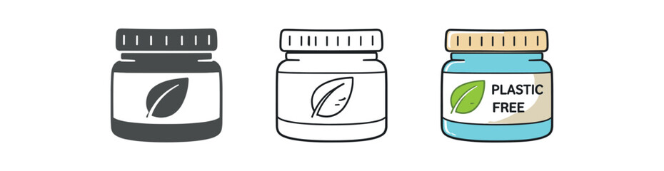 zero contain plastic free toothpaste jar