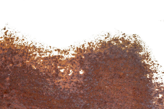 Rust Particles Overlay Isolated on Transparent Background Grunge Corrosion Texture