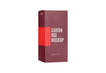 Carton Box Mockup