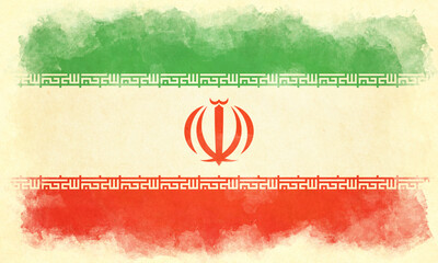 Iran - vintage flag