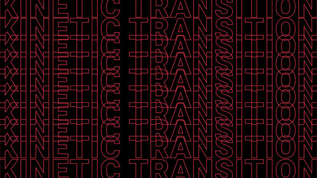 Broadcast Kinetic Transition 3 &ndash; Dynamic Motion Graphics Titles, Animated Typography and Transitions, Professional TV Broadcast Design Elements for Promo and Media