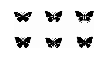 Butterfly Silhouette Collection