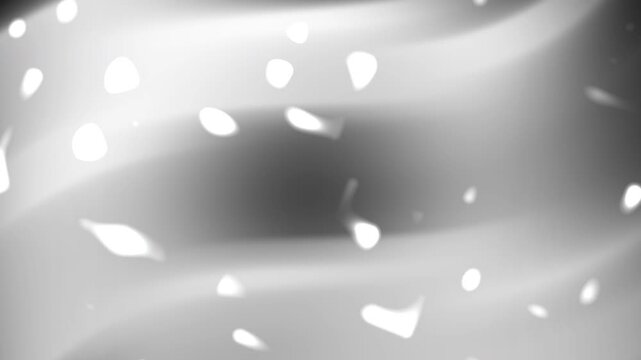 Scattered shiny spots on gray gradient backdrop suitable for backgrounds, digital design projects, textures, abstract concepts, and modern art.