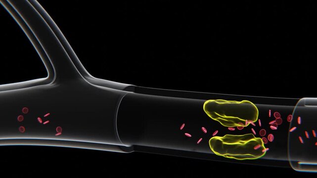 Artery Blockage visualization video in 4K | Xray video of Artery Blockage