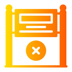 delete gradient icon © afif