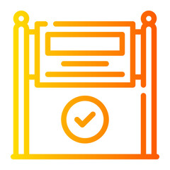 check gradient icon © afif