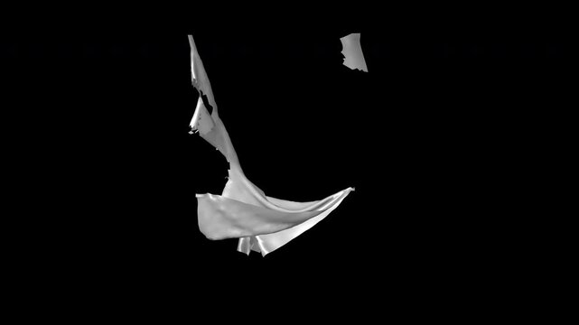 tare cloth, Fabric tare, torn, torn by force,