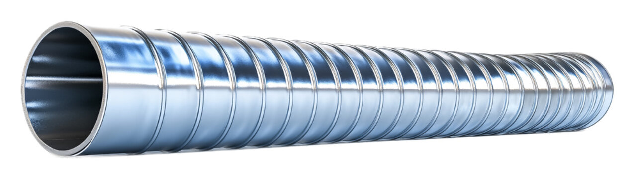 Air Duct Ventilation Systems Isolated on White Background for HVAC Solutions