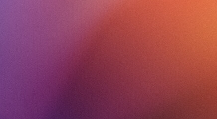 Fototapeta premium A purple and orange gradient background with a grainy texture