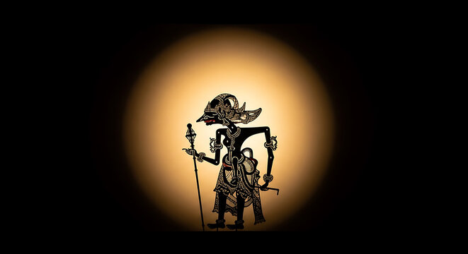 Traditional Folk Art of Java Indonesian Shadow Puppetry
