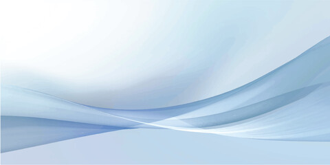 Naklejka premium Abstract blue wave background featuring a digital flow of light curves and vector lines for a modern technology business wallpaper design