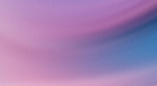 A purple and blue gradient background with a grainy texture