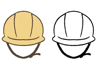 黄色いヘルメット