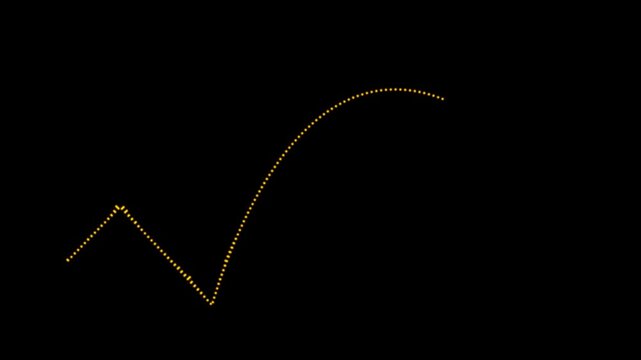 Stylized Yellow Sound Waveform Symbol