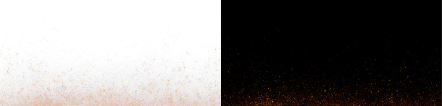 Natural fire flames with sparks and glowing embers isolated on transparent background. Warm fiery overlay element for graphics