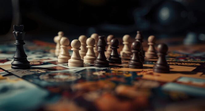 Creative group customizing home made board game pieces