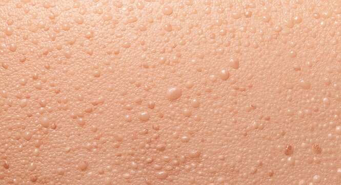 Close up skin texture revealing clusters of goose bumps
