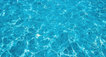 Bright sea water with sparkling wave patterns backdrop