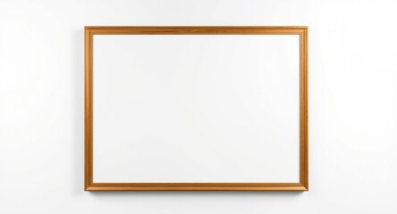 Obraz premium Classic bulletin board presented alone on white studio backdrop