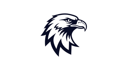 Eagle Head Logo Illustration Graphic Design.