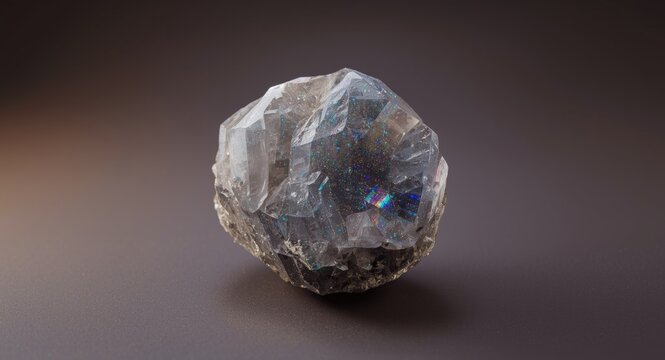 Macro image of lepidolite mica containing lithium with ample copy space