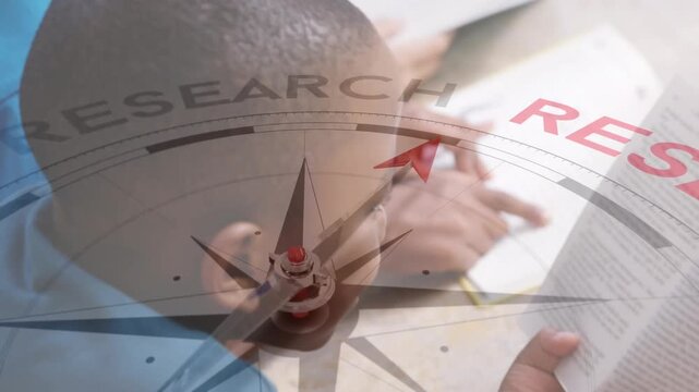 The kids are reading a book in the library at school