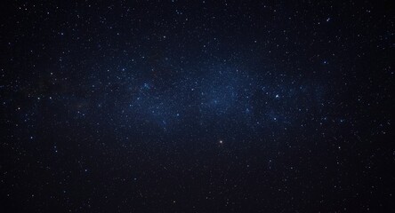 Obraz premium Astronomical background showcasing dark space with luminous star clusters and copy space