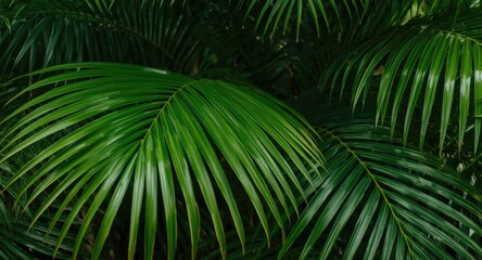 Fototapeta premium Close up of pandanus tectorius foliage featuring vibrant green leaves background