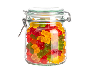 Bunter Gummibonbon-Mix im Glas