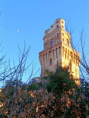 Naklejka premium Romantic view of the Specola Tower in Padua, Veneto, Italy.
