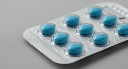 Detailed image of medication packaging with pills in an unsealed blister pack