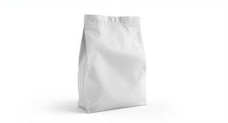 Naklejka premium White spunbond bag isolated on a clean white background perfect for product promotion mock ups