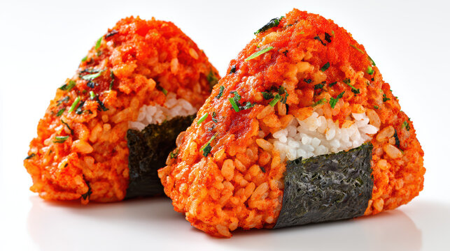 spicy cod roe mentaiko onigiri rice ball