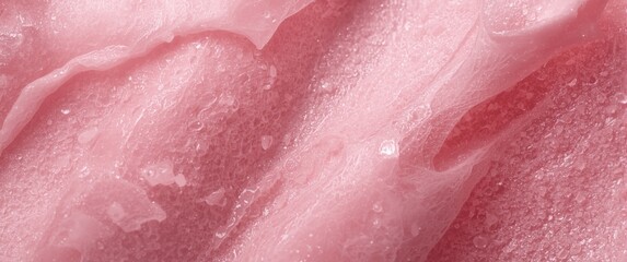 Fototapeta premium Detailed foam texture of cosmetic dab on a clean light backdrop