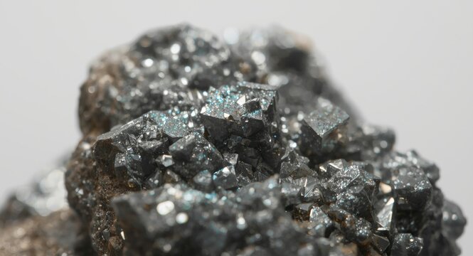 Close up of platinum group metal osmium fragment for conductivity uses