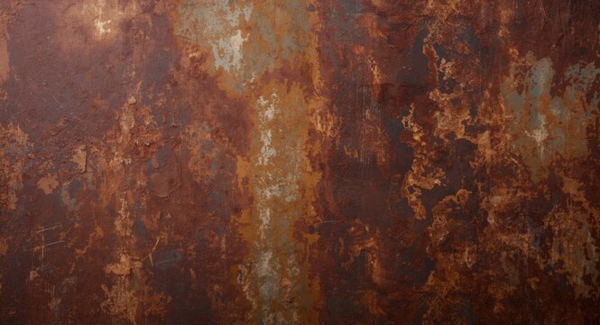 Corroded iron background showcasing authentic vintage rust texture and aged surface