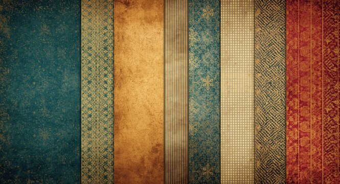 Abstract vintage architectural backgrounds featuring textured design elements