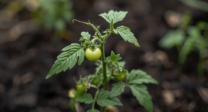 Early planted tomato plant wilting from exposure to chilly conditions and lack of acclimation
